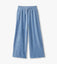 Hatley-Girls Cornflower Blue Pleated Velour Relaxed Pants