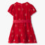 Hatley -Girls Star Sequins Velvet Dress