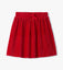 Hatley-Girls Chex Red Pleated Velour Skirt