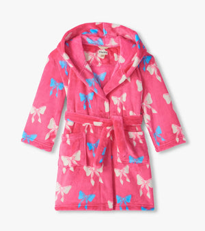 Hatley -Big Big Bows Fuzzy Fleece Robe