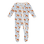 Kickee Pants-Print Footie with 2 Way Zipper-Illusion Blue Fox & The Crow