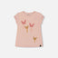 Deux Par Deux-Organic Cotton Top With Applique Seashell Pink