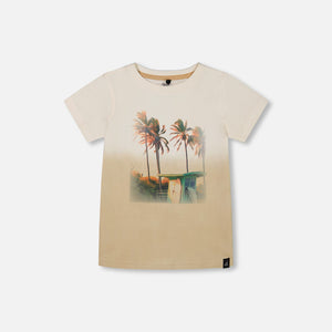 Deux Par Deux-Short Sleeve T-Shirt Warm Sand