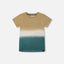 Deux Par Deux-Short Sleeve T-Shirt Printed Gradient Sand