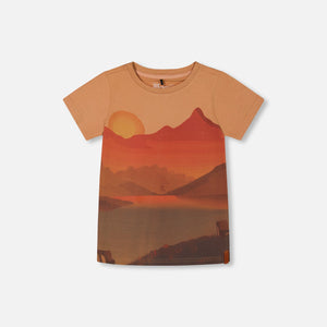Deux Par Deux-Organic Jersey T-Shirt-Sandstorm