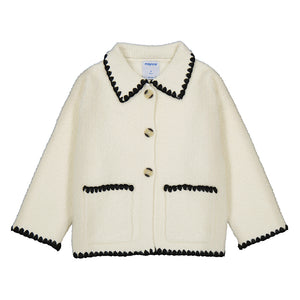 Mayoral-Knit Jacket-Almond