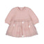 Mayoral-Voile Dress-Heather Nude