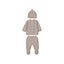 Mayoral-Leg Warmer and Hat Set-Heather Mocha