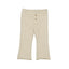 Mayoral-Ribbed Flare Leggings-Heather Sand