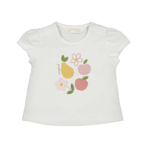 Mayoral-Short Sleeve T-Shirt-White Rose