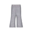 Mayoral-Printed suede flare leggings-Heather Gray