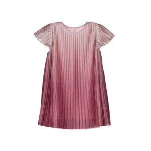 Mayoral-Pleated Dress-Raspberry