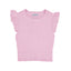 Mayoral-Girl Ribbed Knit Top-Mauve