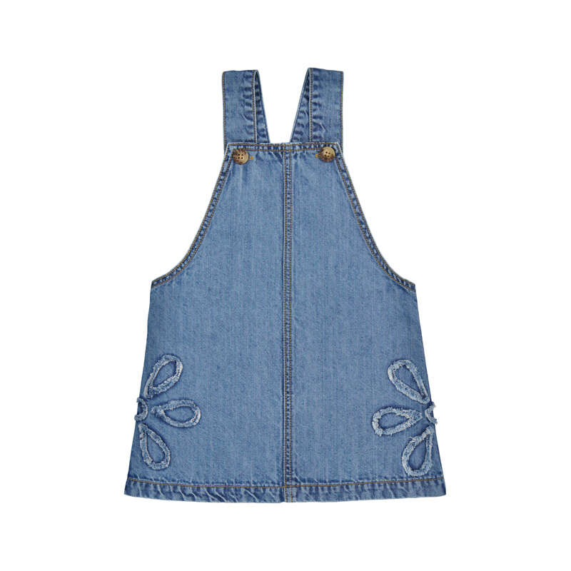 Mayoral-Denim Overall Dress