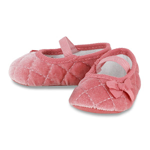 Mayoral-Velvet Shoes-Blush