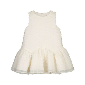 Mayoral-Swiss Dot Dress-Bone