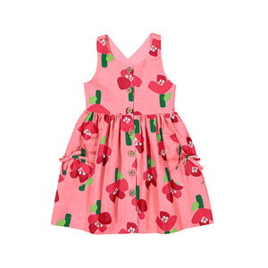 Mayoral-Printed Dress-Peony