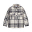 Mayoral-Plaid Overshirt-Grey