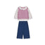 Mayoral-Vest Pants Set-Violet Mix