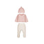 Mayoral-Footed Pants and Cardigan Set-Heather Nude
