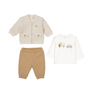 Mayoral-3 Piece Tracksuit-Toffee