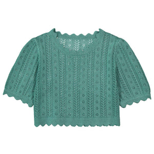Mayoral-Knit Shirt-Mint