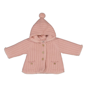 Mayoral-Knit Jacket-Peach