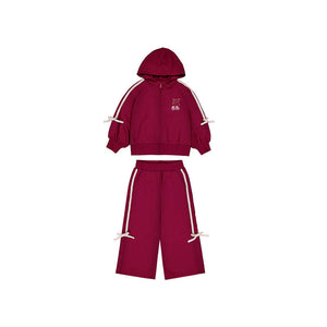 Mayoral-Tracksuit with Ties-Cherry