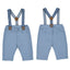 Mayoral-Pants with Suspenders-Blue