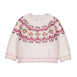 Mayoral-Sweater-Heather Milk