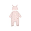Mayoral-Long Sleeve Onesie with hat-Baby Rose