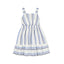 Mayoral-Stripe Dress-Ocean