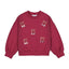 Mayoral-Embroidered Pullover-Cherry