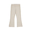 Mayoral-Rib knit flare leggings-Heather Sand