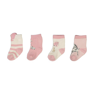 Mayoral-4 Pack Socks-Orchid