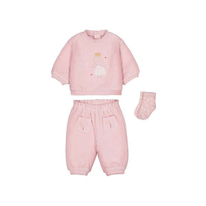 Mayoral-Tracksuit with Socks-Baby Rose