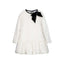 Mayoral-Velvet Sequin Dress-Soy