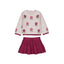 Mayoral-Skirt Set-Raspberry