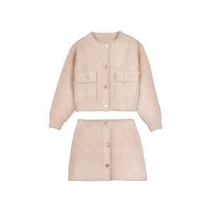 Mayoral-Skirt Set-Beige