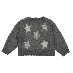 Mayoral-Knit Sweater-Heather Lead