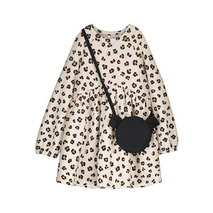 Mayoral-Fleece Dress-Sand