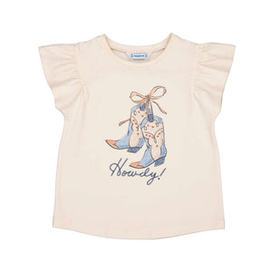 Mayoral-Short Sleeve Shirt-Salmon