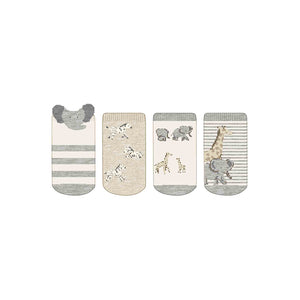 Mayoral-4 Pack Socks-Oat