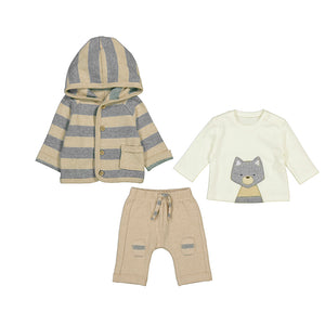Mayoral-3 pcs tracksuit-Oat