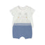 Mayoral-Knit Dungarees Set-Riviera