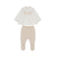 Mayoral-Knit leg warmer set-Soy