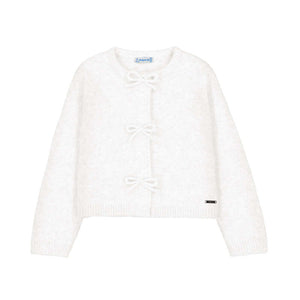 Mayoral-Knit Cardigan-Natural