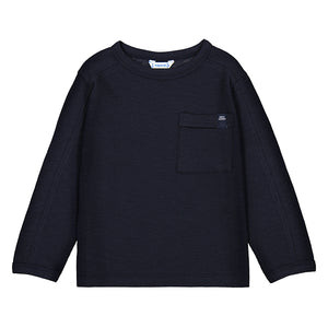 Mayoral-Long Sleeve T-Shirt-Navy