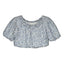 Mayoral-Printed Dobby top-Sky Blue