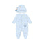 Mayoral-Dungaree and Hat Set-Sky